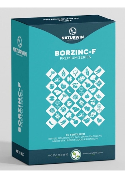 Naturwin Borzinc F (%6 Bor %11 Çinko %2 Demir) Toz Gübre 1 KG