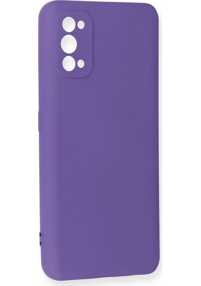 Cosmotex Newface Realme 7 Pro Kılıf Nano İçi Kadife Silikon - Mor