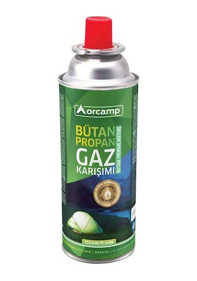 Orcamp 227 Gram Valfli Gaz Ocak Kartuşu Çok Renkli
