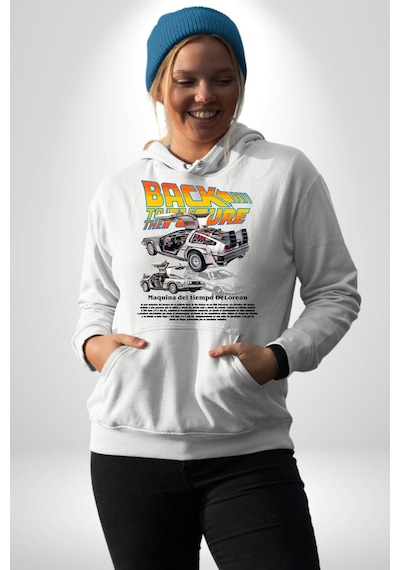 Camaro Chevrolet Kadın Erkek Beyaz Kapüşonlu Sweatshirt Hoodie Beyaz
