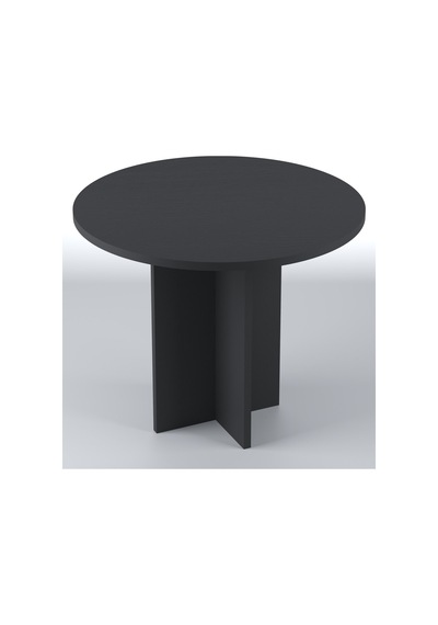 Harmony Sora Oval Masa 90x75x90 Cm Siyah Sadece Masa - Modern Tasarım
