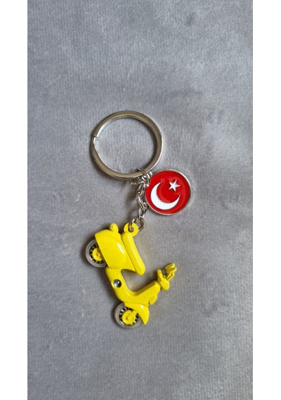 Motor Anahtarlık Sarı
