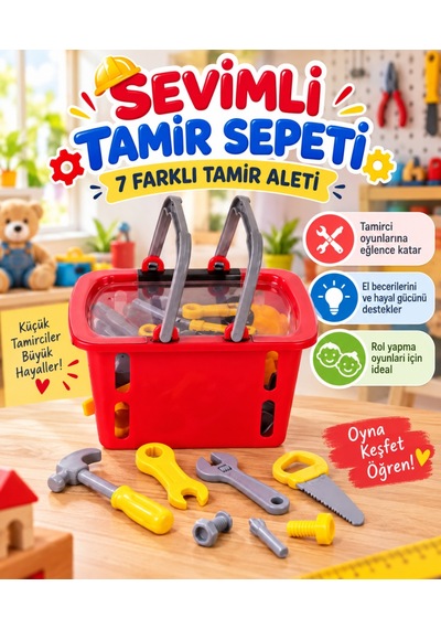 Storeşahin 39224 Sevimli Tamir Sepeti Shn0720 Standart