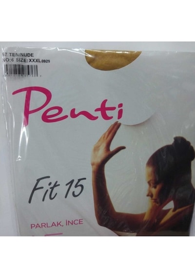 Penti Maxi Fit Parlak 2 Adet Ten Rengi Külotlu Çorap Ten Rengi
