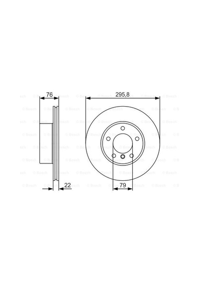 Bmw 5 E39 520İ 1995-2003 Bosch Ön Disk 2 Adet