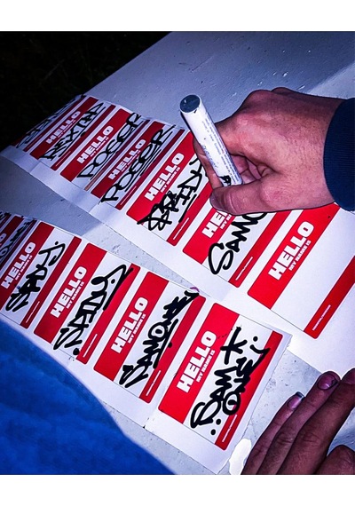 Akdesen Hello My Name İs Sticker 15'li 1