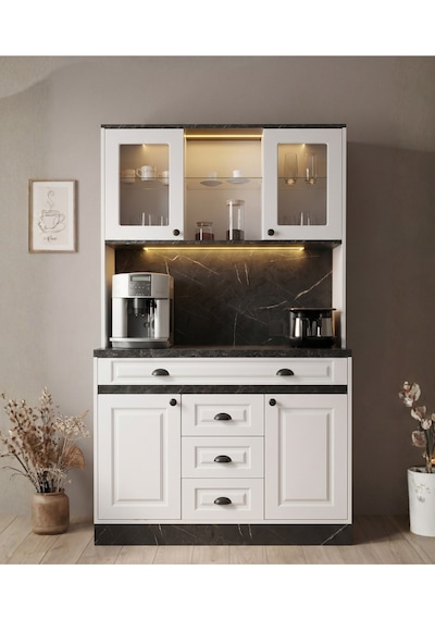 Mikel Masalı Siyah - Beyaz Kahve Köşesi Led Aydınlatmalı %100 Mdf 120 45 200 Beyaz - Siyah Mikel Masalı Siyah - Beyaz Kahve Köşesi Led Aydınlatmalı %100 Mdf 120 45 200 Beyaz - Siyah