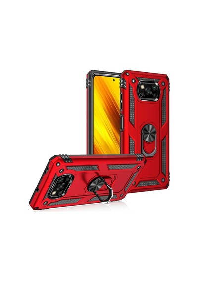 Xiaomi Poco X3 Kılıf Zore Vega Kapak-Siyah