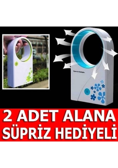 Pervanesiz Masaüstü Vantilatör Mini Soğutucu Fan Usb Vantilatör