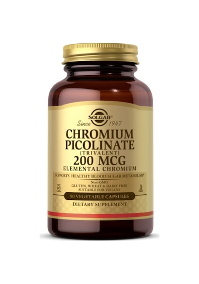 Solgar Chromium Picolinate 200 Mcg 90 Kapsül