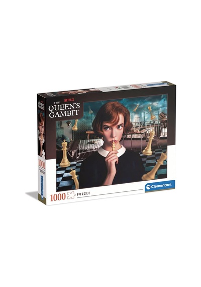 39698 Queen's Gambit 1000 Parça Yetişkinler İçin Yapboz, Netflix İtalya'da Üretilmiştir, Çok Renkli
