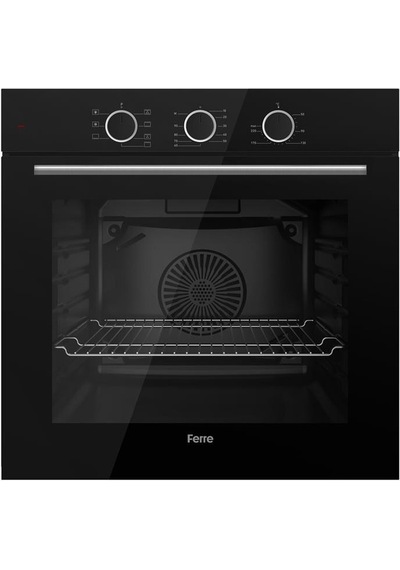 Ferre Flowart XE62CS - CS205 - D086 Siyah Ankastre Set