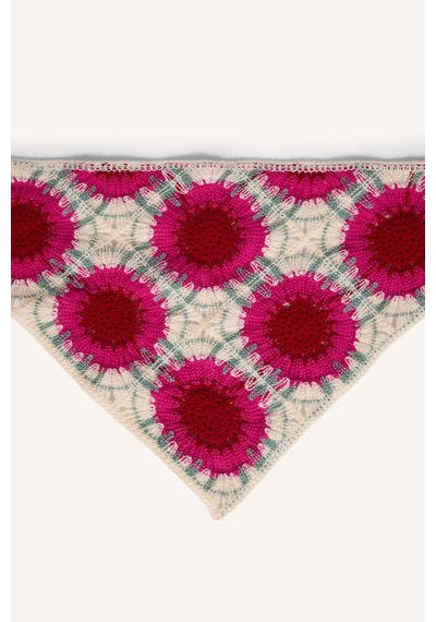 Defacto Kadın Çiçekli Örme Bandana I6818ax26smkr1 Çok Renkli-kr1