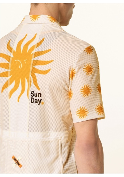 Cafe Du Cycliste Claudıne U Unisex Bisiklet Forması Ekru Diğer