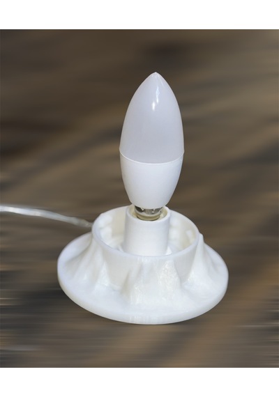 013cm Glop E14ışıklı 220volt Dekoratif Çiçek İmalatı Pla Organik