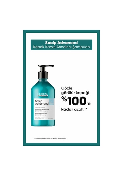 L'Oréal Professionnel Serie Expert Scalp Advanced Kepek Karşıtı Profesyonel Şampuan 500 ML