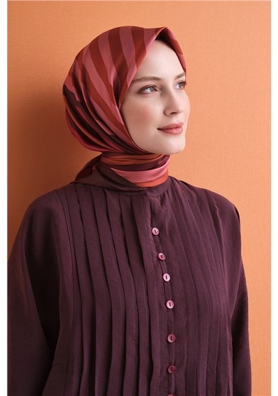 Armine Saf İpek Sura Eşarp 9615d 02 Yavruağzı