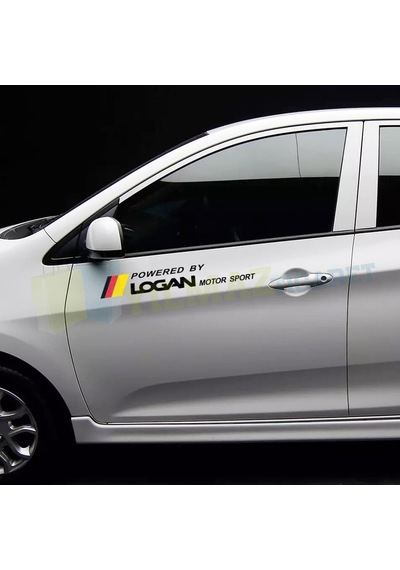 Dacia Logan Logo Arma Yan Kapı Altı Oto Sticker Yapıştırma 1 Çift