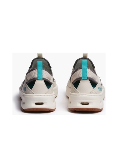 Strike Bluefin Sandal - Off White Lthr&txt W/turq