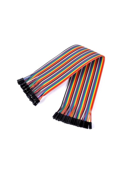 40 Pin Jumper Kablo Dişi Dişi (30Cm) Ayrılabilen Dupont Kablo