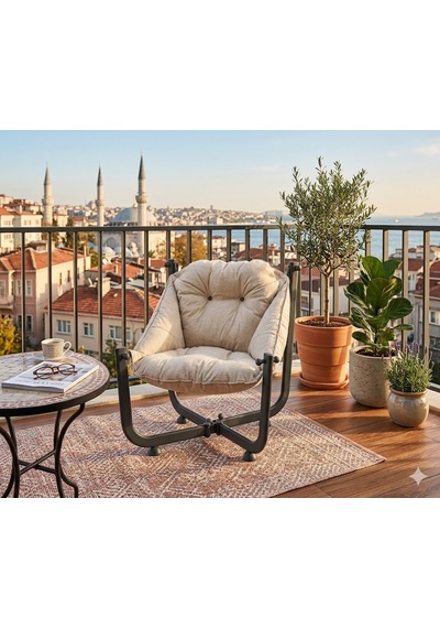Missidea Katlanır Elit Ekru Koltuk
