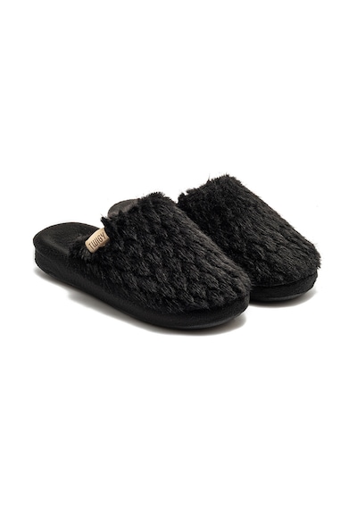 Twigy Jenny Peluş Kadın Ev Terliği Siyah 37/41
