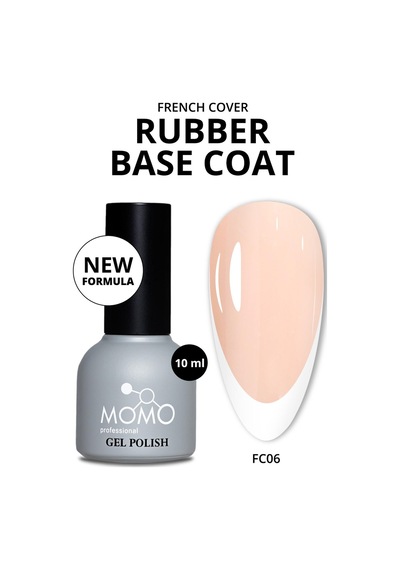 Momo Professional French Cover Rubber Base Coat Fc06 10 Ml