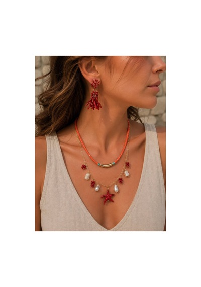Corallike Küpe Kırmızı Mercan - 909329203 Kırmızı Mercan - 909329203 Kırmızı Mercan