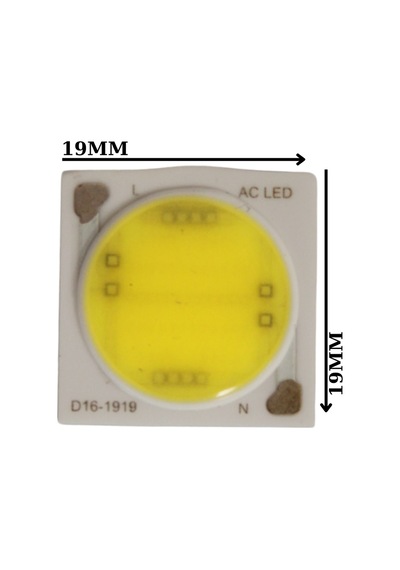 220 Volt 30 Watt Cob Led Beyaz 6500k 19x19mm