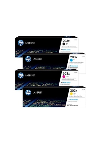 Hp 203x Toner 4'lü Set Cf540x-cf541x-cf542x-cf543x M254dw