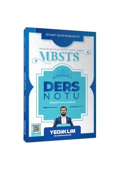 Yediiklim Yayınları 2027 Diyanet İşleri Başkanlığı Mbsts Ders Notu -170363
