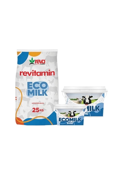 Revitamin Eco Milk Büyük Ve Küçükbaş Hayvan Vitamin Mineral Premiks 20 KG Kova
