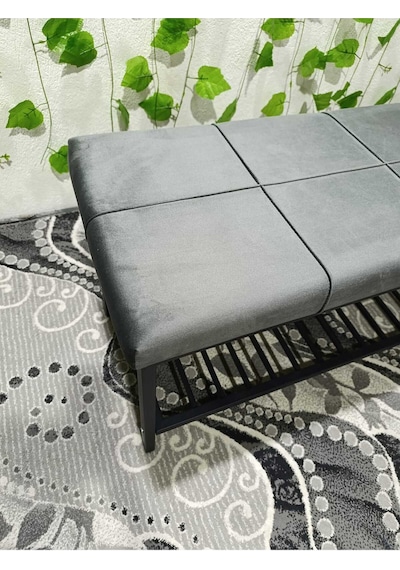 Özcan Metal Metal Ayaklı Raflı Bench Puf Bank Antre Mutfak Salon Yatak Odası Puf Bank 105 40 Gri Özcan Metal Metal Ayaklı Raflı Bench Puf Bank Antre Mutfak Salon Yatak Odası Puf Bank 105 40 Gri
