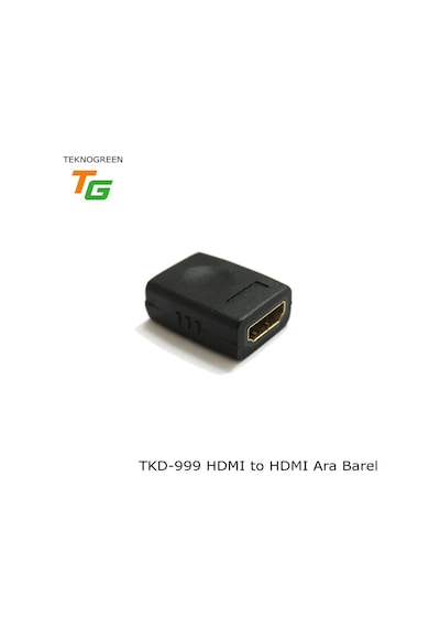 Teknogreen Tkd-999 Hdmi Dişi Dişi Ara  Barel
