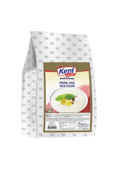 Kent Boringer Pirinç Unu 3 Kg - Sütlü Tatlılar Ve Kekler İçin 2'li Ekonomik Paket - 2 Adet Tarı