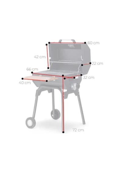 Guruss CG-050 Kömürlü Barbekü Mangal