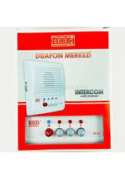 Boci Bocci 4 Lü Merkezi Diafon + 4 Adet Şube