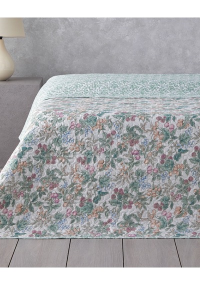 English Home Fruit Fiesta Tek Kişilik Çok Amaçlı Örtü 160x220 Cm Yeşil Yeşil