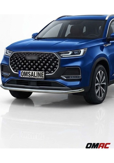 Chery Tiggo 8 Pro 2023-2026 Uyumlu Araca Özel Texas Ön Alt Koruma Ø60mm Krom