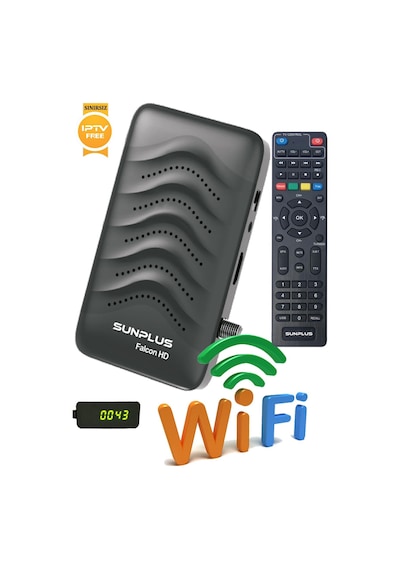 Fury Falcon Çanaklı-çanaksız Wi-fi Dahil Full Hd Sınırsız Sinema Paketli Uydu Alıcısı