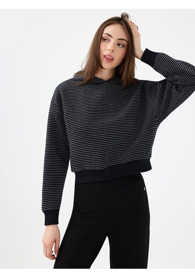 LOFT Regular Fit Kadın Sweatshirt Lf2040904 Q1.v1 Siyah