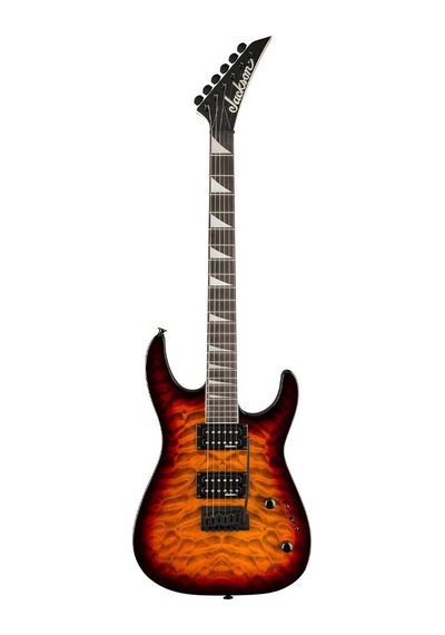 Jackson Js20 Dinky Dkq 2pt Amaranth Klavye Transparent Tobacco Burst Elektro Gitar