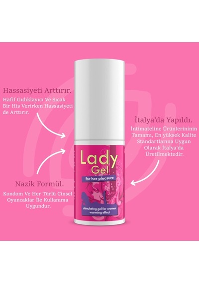İntimateline Lady Gel 30 Ml Bayanlara Özel Krem