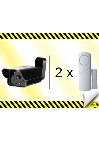 Lorex Caydırıcı D12ır Kamera + 2adet 4444c Pencere Alarm