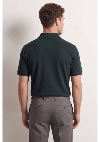 D'S Damat Ds Damat Regular Fit Zümrüt Yeşili %100 Pamuklu Uzun Ömürlü Kıvrılmaz Polo Yaka Nakışlı T-shirt 4hc14ort51000 Zm1