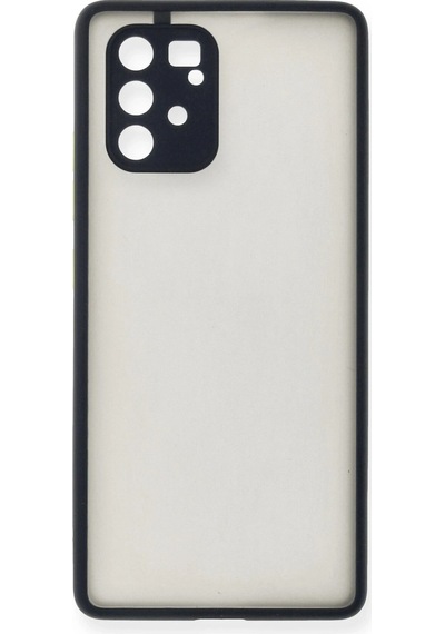 Gld-spt- Newface Samsung Uyumlu Galaxy A91 / S10 Lite Kılıf Montreal Silikon Kapak - Lacivert