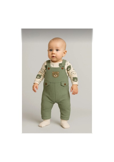Uğur Bebe Ayı Desenli Erkek Bebek Tulum 3 Lü Tulum Seti Zıbın Tulum Çorap 3-6-9 Ay Bebek Kıyafeti Yeşil Renk Yeşil Yeşil Uğur Bebe Ayı Desenli Erkek Bebek Tulum 3 Lü Tulum Seti Zıbın Tulum Çorap 3-6-9 Ay Bebek Kıyafeti Yeşil Renk Yeşil Yeşil