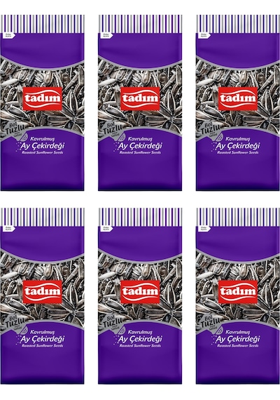 Tadım Ayçekirdeği Bol Tuzlu Kavrulmuş Siyah 6 x 180 G