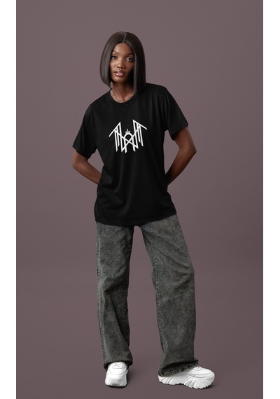 Sleep Token Rock Metal Sırt Baskılı Unisex Oversize Müzik Grubu T Siyah