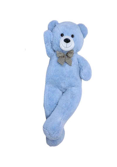 Oyuncak 80 Cm Papyonlu Peluş Ayıcık- İthal Kumaş - Premium Koleksiyon Hediyelik Ayı % 100 Yerli 001